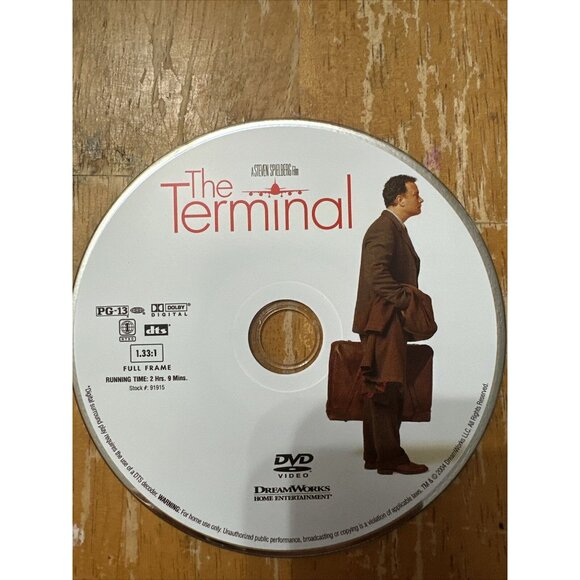 The Terminal DVD 2004 A Steven Spielberg Film Tom Hanks Catherine Zeta-Jones - Picture 2 of 2